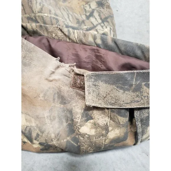 Remington Realtree Hardwood Camo Insulated Hunting Overalls Men's 2XL - Picture 4 of 13